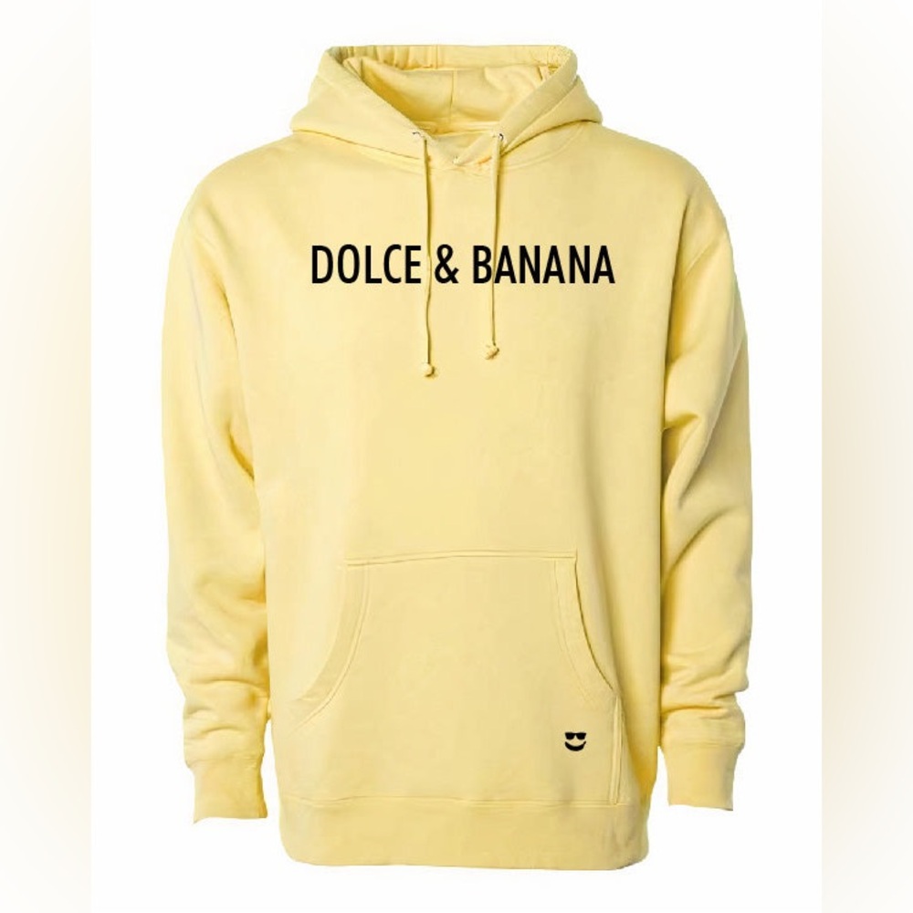 Dolce & Gabbana Yellow Logo Hoodie